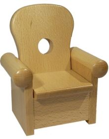 Sessel für Kantenhocker, natur Sessel für Kantenhocker, natur