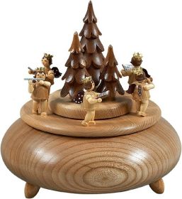 Spieldose - Adventsänger / natur