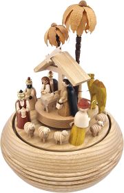Spieldose Christi Geburt, natur, 36er Spielwerk