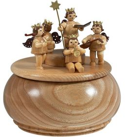 Spieldose - Engelmusikanten / natur