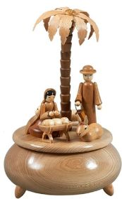 Spieldose - Krippe mittel / natur