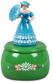 Spieldose Rokokofrau