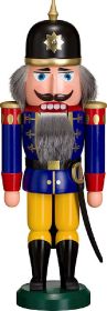 Nussknacker Soldat blau