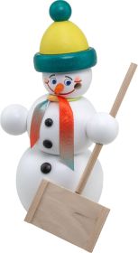 Räucherfigur Schneemann Schneeschipper Räucherfigur Schneemann Schneeschipper