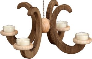 Deckenleuchter Eiche natur geräuchert