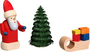 Weihnachtsmann mit Schlitten Weihnachtsmann mit Schlitten
