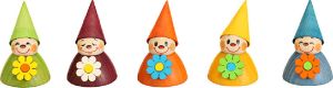 Blumen-Wippel, 5er Satz Blumen-Wippel, 5er Satz