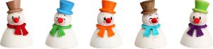 Wippel-Schneemann, Klassik, 5er Satz Wippel-Schneemann, Klassik, 5er Satz