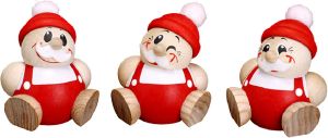 Kugelfigur Nikolaus, 3er Satz Kugelfigur Nikolaus, 3er Satz