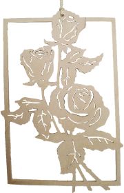 Fensterbild Rose