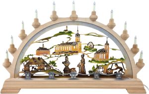Schwibbogen Original Annaberger, farbig Schwibbogen Original Annaberger, farbig