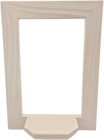 Wandrahmen hoch mit Podest weiß transparent - 33 x 24 cm Wandrahmen hoch mit Podest weiß transparent - 33 x 24 cm
