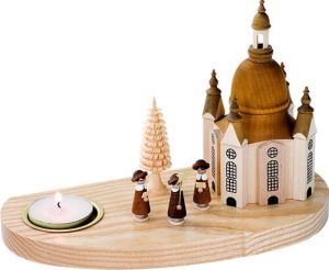 Kerzenhalter Frauenkirche mit Kurrende Kerzenhalter Frauenkirche mit Kurrende
