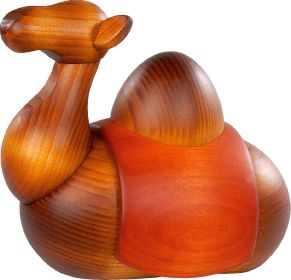 Kamel zur Krippe, groß - farbig Kamel zur Krippe, groß - farbig