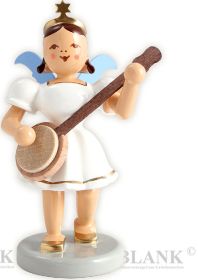 Kurzrockengel mit Banjo, farbig Kurzrockengel mit Banjo, farbig