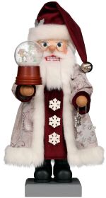 Nußknacker Weihnachtsmann Schneekugel