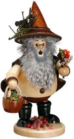 Räuchermann Waldwichtel Kräutersammler - natur