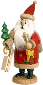 Räuchermann Weihnachtsmann mit Geschenke, rot Räuchermann Weihnachtsmann mit Geschenke, rot