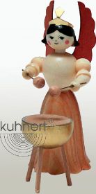Konzertengel Sortiment 4, natur - Pauke