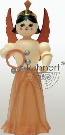 Konzertengel Sortiment 5, natur - Schellenring