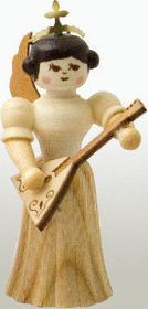 Konzertengel Sortiment 7, natur, klein - Balalaika