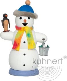 Räuchermann Schneemann mit Pinguin Räuchermann Schneemann mit Pinguin