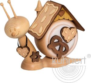 Räucherfigur Lebkuchenschnecke Räucherfigur Lebkuchenschnecke
