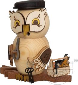 Räucherfigur Eule Handwerker