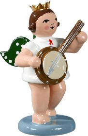 Engel mit Banjo, mit Krone Engel mit Banjo, mit Krone