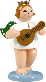 Engel mit Mandoline, mit Krone Engel mit Mandoline, mit Krone
