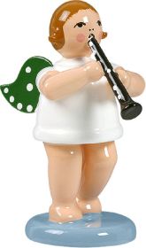 Engel mit Klarinette, ohne Krone Engel mit Klarinette, ohne Krone