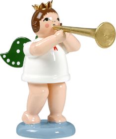 Engel mit Fanfare, mit Krone Engel mit Fanfare, mit Krone