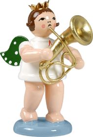 Engel mit Baritonhorn, mit Krone Engel mit Baritonhorn, mit Krone