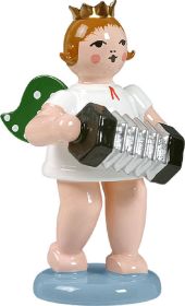 Engel mit Konzertina, mit Krone Engel mit Konzertina, mit Krone