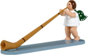 Engel mit Alphorn, ohne Krone Engel mit Alphorn, ohne Krone