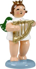 Engel mit Handharfe, mit Krone Engel mit Handharfe, mit Krone