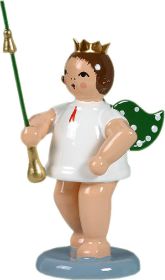 Engel mit Tambourstab, mit Krone Engel mit Tambourstab, mit Krone