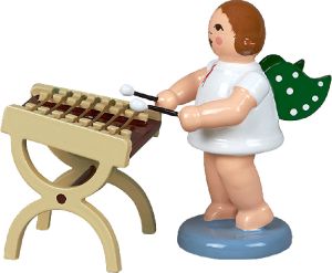 Engel mit Hackbrett, ohne Krone Engel mit Hackbrett, ohne Krone