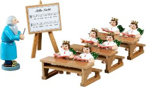 Petrus und Engelschule, mit Krone