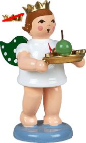 Geschenkeengel mit Weihnachtsteller - ohne Krone