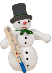 Schneemann - mit Thermometer