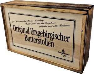 Orig.Erzg. Butterst. 750g in Holzkiste Orig.Erzg. Butterst. 750g in Holzkiste