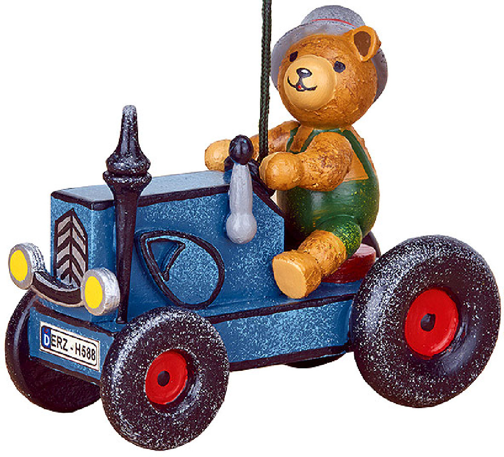 Baumbehang Traktor mit Teddy 