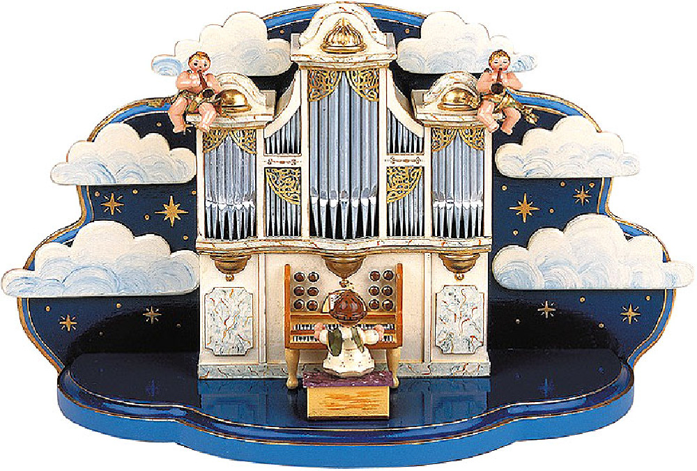 Orgel mit kleiner Wolke