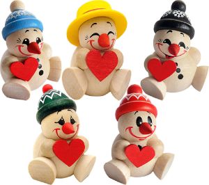 Holzfigur Cool Man - Herzbuben