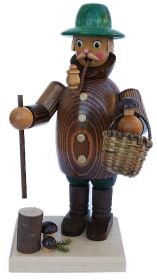 Räuchermann Pilzsucher, mit brauner Jacke Räuchermann Pilzsucher, mit brauner Jacke