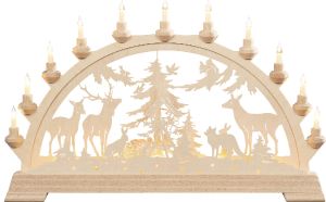 Schwibbogen Tiere im Wald Schwibbogen Tiere im Wald