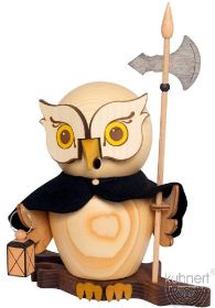 Räucherfigur Eule Nachtwächter