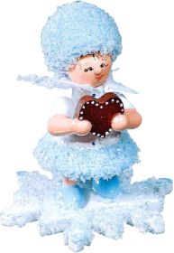 Schneeflöckchen mit Lebkuchenherz