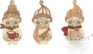 Baumschmuck Wintereulen Baumschmuck Wintereulen
